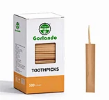 Individual Brown Paper Wrapped Bamboo Toothpicks
